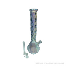 Multicolored Rotary Diamond Pot Glass hookah Kettle